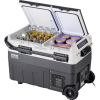 VEVOR Portable Car Refrigerator, 12 Volt Car Refrigerator Fridge, 50 L / 52.8 QT Dual Zone Portable Freezer, -4-68 F Adjustable Temperature