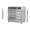 VEVOR Hot Box Food Warmer, 4-Tier Concession Warmer with Water Tray, 4 Pans, Glass Double-door and Adjustable Shelves