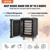 VEVOR Insulated Food Pan Carrier, 95 Qt Hot Box for Catering, Food Box Carrier with Buckle, Front Loading Food Warmer with Handles
